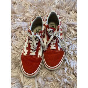 Women’s Red/White Checkered Vans